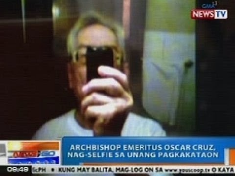NTG: Archbishop Emeritus Oscar Cruz, nag-selfie sa unang pagkakataon