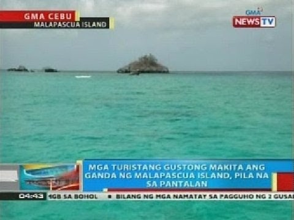 Mga turistang gustong makita ang ganda ng Malapascua Island sa Cebu, pila na sa pantalan