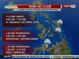 NTG: Maulang panahon, nararanasan sa Visayas at ilang bahagi ng Mindanao
