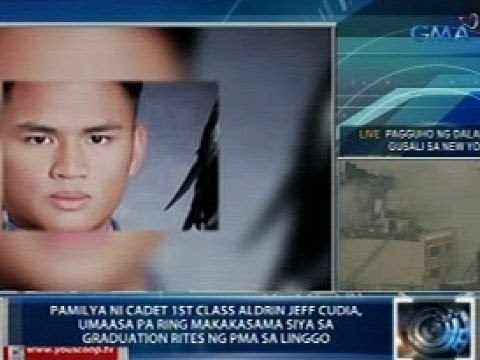 Pamilya ni Cadet 1st Class Jeff Cudia, umaasa pa ring makasama siya sa graduation rites ng PMA