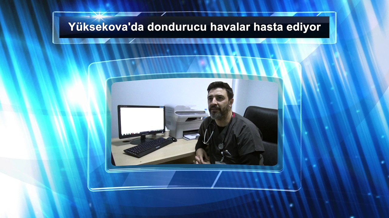 Yüksekova'da dondurucu havalar hasta ediyor
