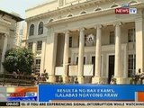 NTG: Resulta ng Bar exams, ilalabas ngayong Martes