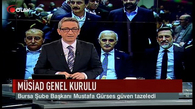 MÜSİAD Bursa'da Gürses güven tazeledi (Haber 16 01 2017)