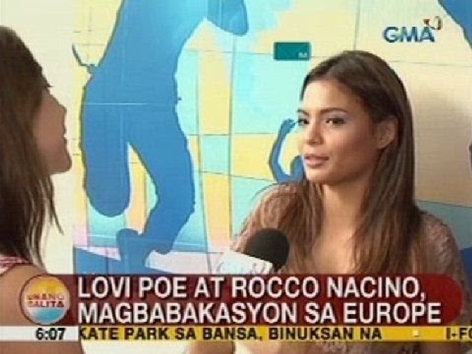 UB: Lovi Poe at Rocco Nacino, magbabakasyon sa Europe