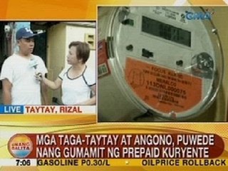 UB: Mga taga-Taytay at Angono, puwede nang gumamit ng prepaid kuryente
