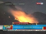 BP: Sunog sa itaas ng Mt. Banahaw, nasa 50 ektarya na ang sakop