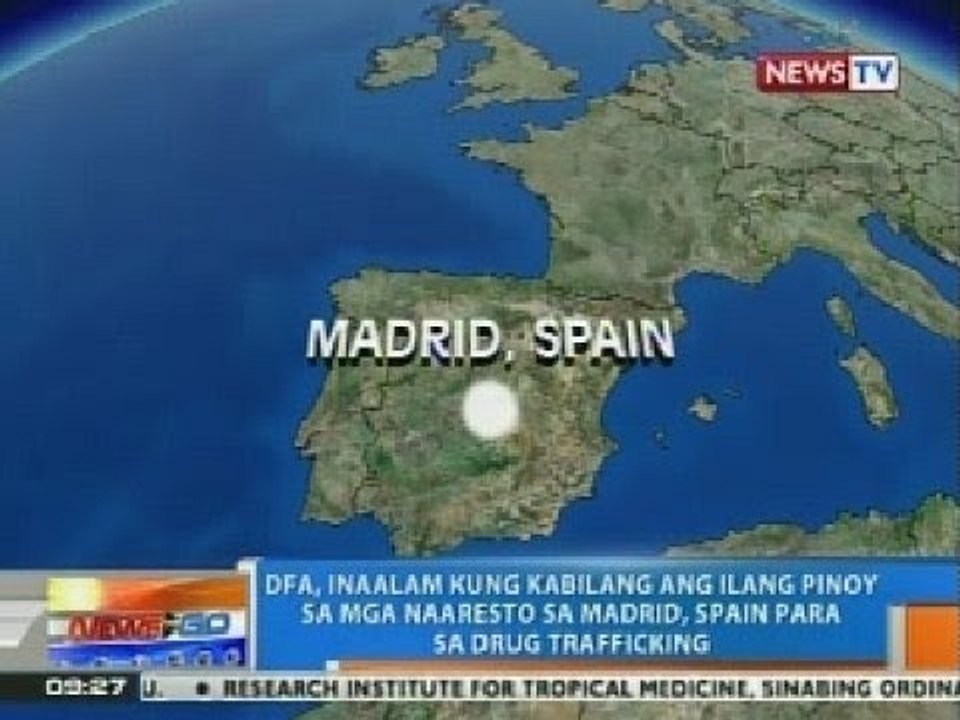 NTG: DFA, inaalam kung may mga Pinoy na naaresto sa anti-drug operation sa Spain