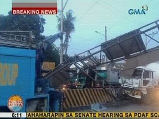 UB: Trailer truck, naaksidente sa Mindanao Avenue