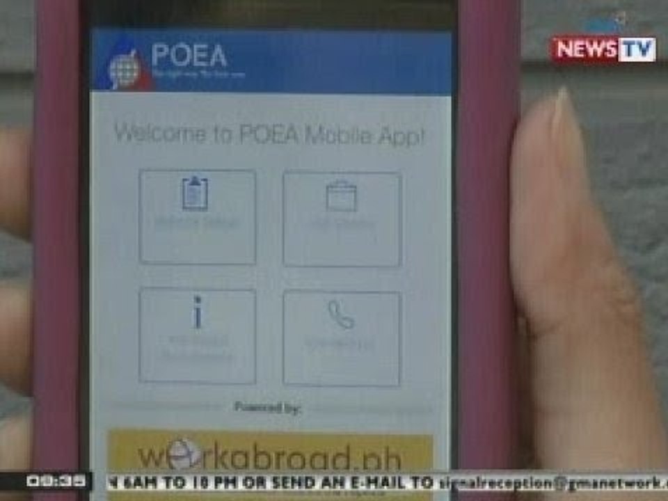SONA: Mobile app ng POEA, makakatulong sa pag-iwas sa illegal recruiters