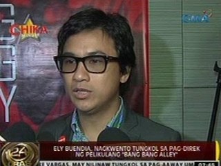 24 Oras: Miss World Megan Young, pinuri ni Direk Ely Buendia sa pelikulang "Bang Bang Alley"