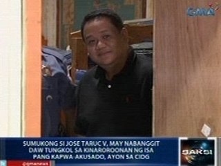 Jose Taruc V, may nabanggit tungkol sa kinaroroonan ng isa pang kapwa-akusado sa PCSO fund scam