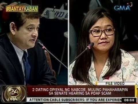 24 Oras: Dalawang dating opisyal ng Nabcor, muling pahaharapin sa Senate hearing sa PDAF scam