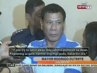 Mayor Duterte, nagbabala sa mga nagsiksik ng 51 bloke ng cocaine sa isang container van at wharf