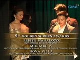 Saksi: GMA at GMA News TV, umani ng parangal sa 5th Golden Screen Awards