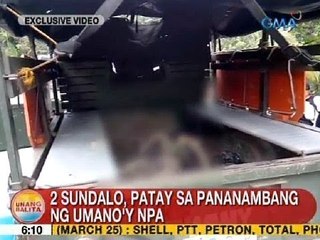 UB: 2 sundalo, patay sa pananambang ng umano'y NPA sa Quezon