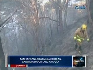 Forest fire sa Benguet, inaalam kung dahil sa matinding init o kagagawan ng mga residente