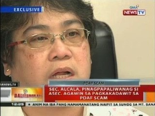 Sec. Alcala, pinagpapaliwanag si Asec. Agawin sa pagkakadawit sa PDAF scam