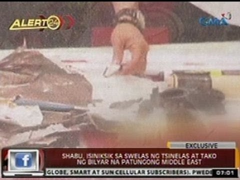Shabu, isiniksik sa swelas ng tsinelas at tako ng bilyar na patungong Middle East