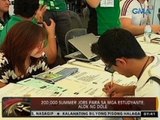 24 Oras: 200,000 summer jobs para sa mga estudyante, alok ng DOLE
