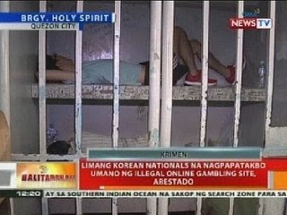 5 korean nationals na nagpapatakbo umano ng illegal na online gambling site, arestado