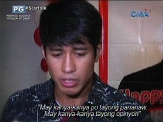 Startalk: Aljur: "Matuto tayong rumispeto."