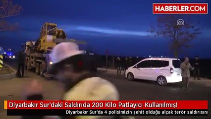 Diyarbakır Sur'daki Saldırıda 200 Kilo Patlayıcı Kullanılmış!
