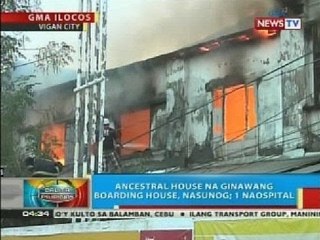 BP: Ancestral house na ginawang boarding house, nasunog