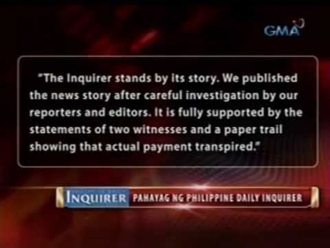 Pahayag ng Philippine Daily Inquirer kaugnay sa reklamong libel na isinampa ni Erwin Tulfo