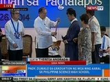 NTG: PNoy, dumalo sa graduation ng mga mag-aaral sa Philippine Science High School