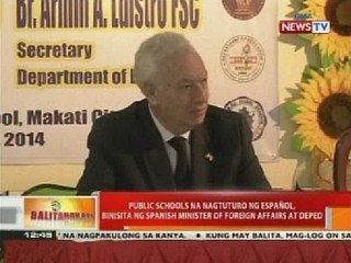 Public schools na nagtuturo ng Español, binisita ng Spanish Minister of Foreign Affairs at DepEd
