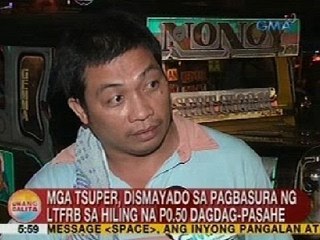 UB: Mga tsuper, dismayado sa pagbabasura sa hiling na P0.50 dagdag-pasahe