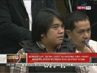 Benhur Luy, 'di pa lusot sa kasong sibil kahit maging state witness siya sa PDAF scam