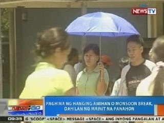 NTG: Paghina ng Hanging Amihan o Monsoon Break, dahilan ng mainit na panahon