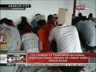 175 Chinese at Taiwanese national, arestado dahil sa credit card fraud scam