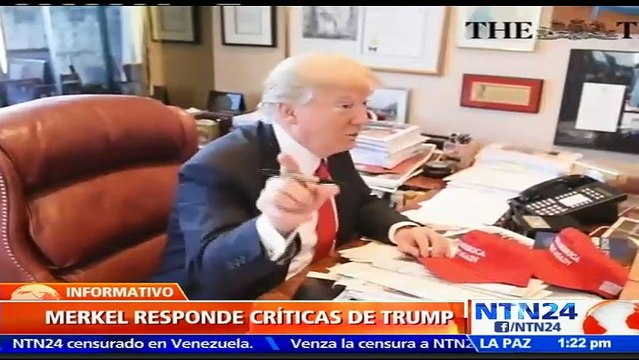 Angela Merkel responde a críticas migratorias de Trump: “Los europeos tenemos el destino en nuestras manos