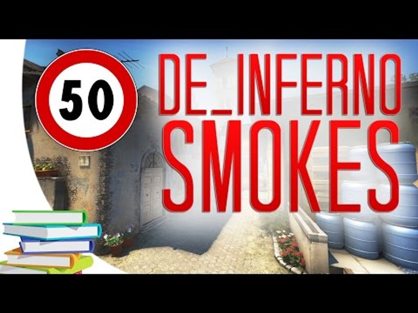 ⁣De_Inferno ALL SMOKES [50 smokes videobook] #CSGO