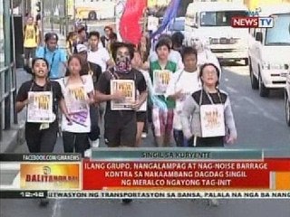 Ilang grupo, nangalampag kontra sa nakaambang dagdag singil ng Meralco ngayong tag-init
