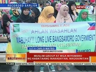 BT: Muslim group at mga miyembro ng Kabataang Makabayan, nagkainitan