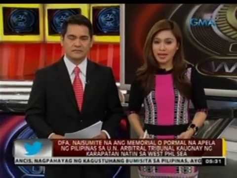 DFA, naisumite na ang memorial ng Pilipinas sa UN arbitral tribunal