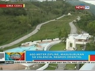600-meter zipline, masusubukan sa Valencia, Negros Oriental