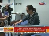 BT: Janet Napoles, posible nang dalhin sa ospital ng Makati anumang oras ngayon