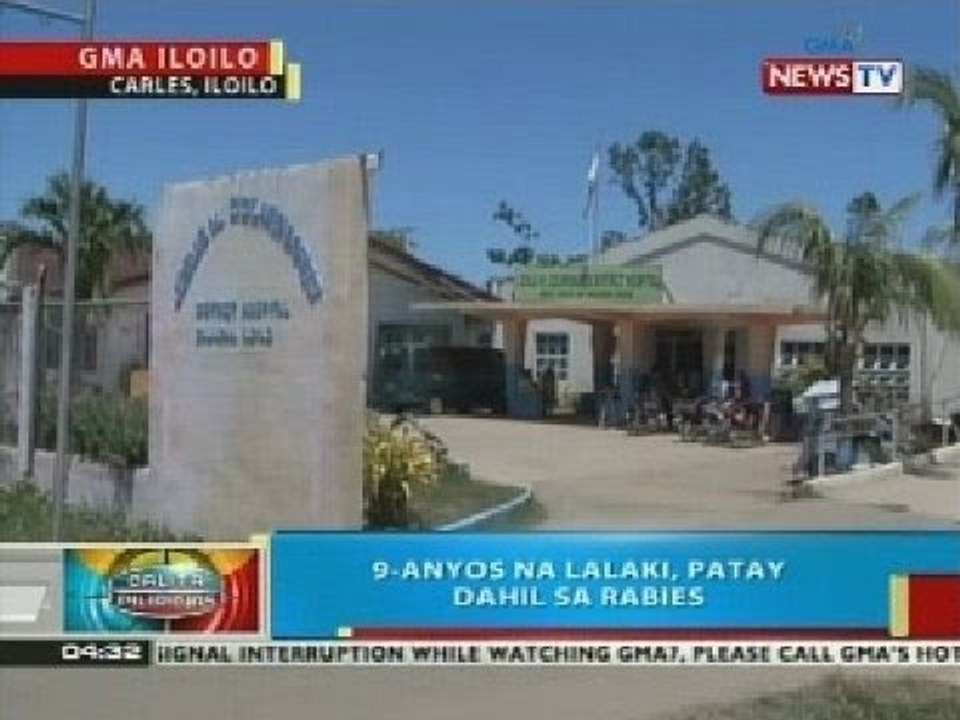 BP: 9-anyos na lalaki sa Carles, Iloilo, patay dahil sa rabies