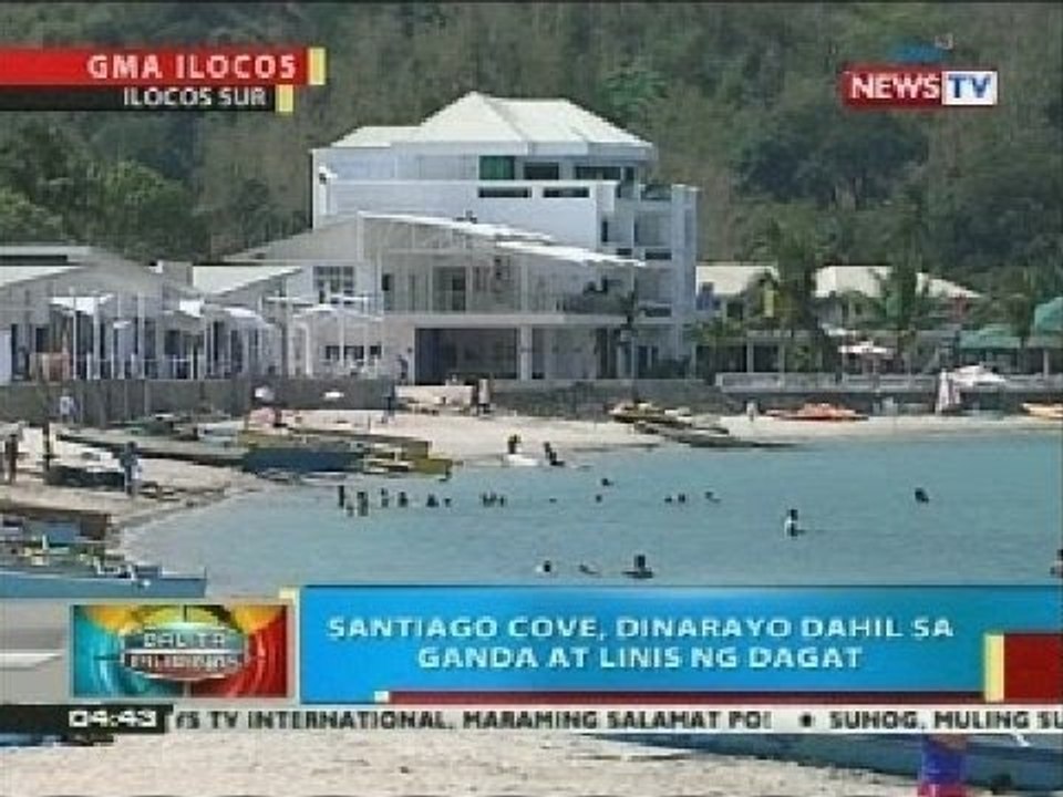 BP: Santiago Cove sa Ilocos Sur, dinarayo dahil sa ganda at linis ng dagat