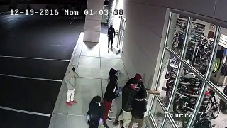 Gang of thieves caught on video stealing motorcycles in Vegas