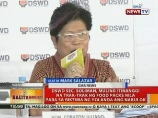 BT: DSWD, naghahanda na ng food packs na ipapamahagi para sa susunod na bagyo