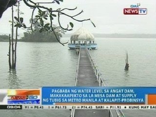NTG: Lebel ng tubig sa ilang dam, malaki na ang ibinaba mula Disyembre