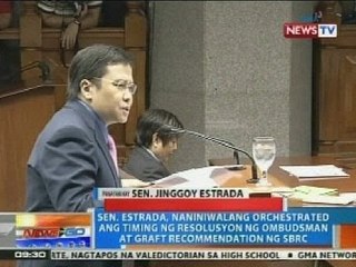 NTG: Panayam kay Sen. Estrada kaugnay sa pagsasampa ng kaso sa kanya ng Ombudsman