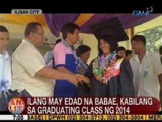 UB: Ilang may edad na babae, kabilang sa graduation class ng 2014 sa Iligan City