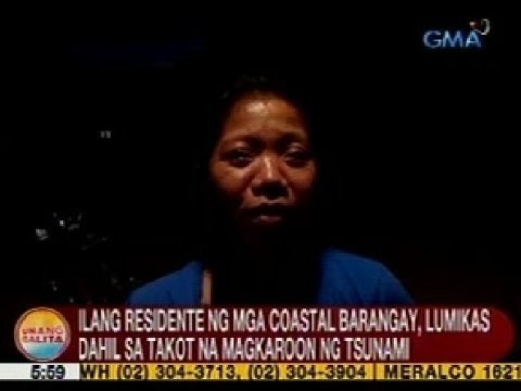 UB: Mga taga coastal barangay sa Southern Leyte, lumikas dahil sa takot sa tsunami