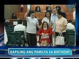 Saksi: Dating Pres. Gloria Arroyo, pinayagang makasama ng pamilya sa kanyang birthday